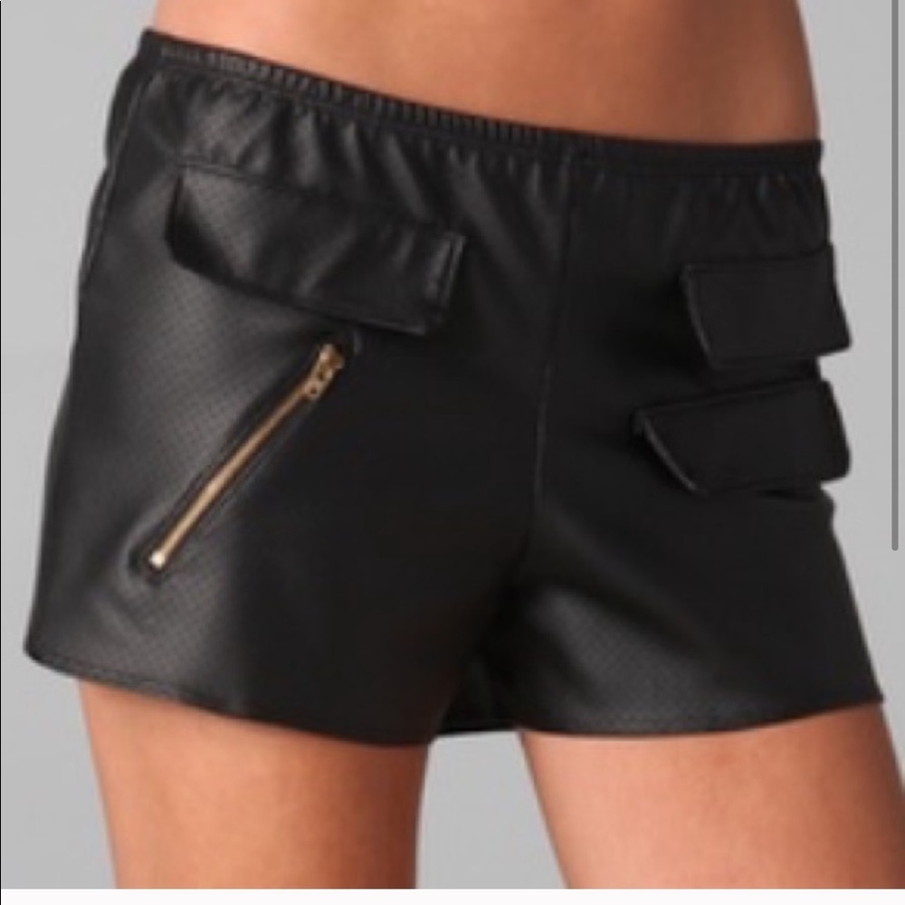 LNA REVOLVE Faux Vegan Leather Shorts Small